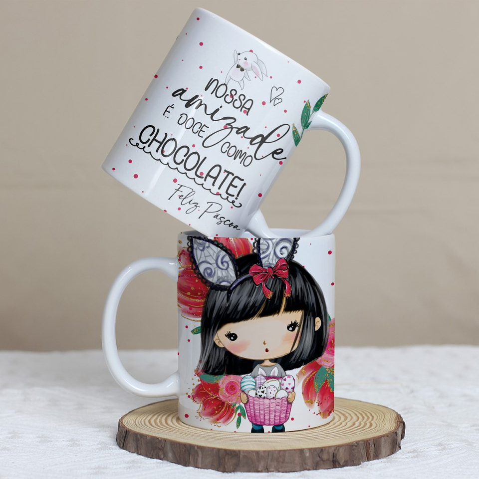 11 Arte para Caneca Amigas e Herois Arquivo em Editável 5