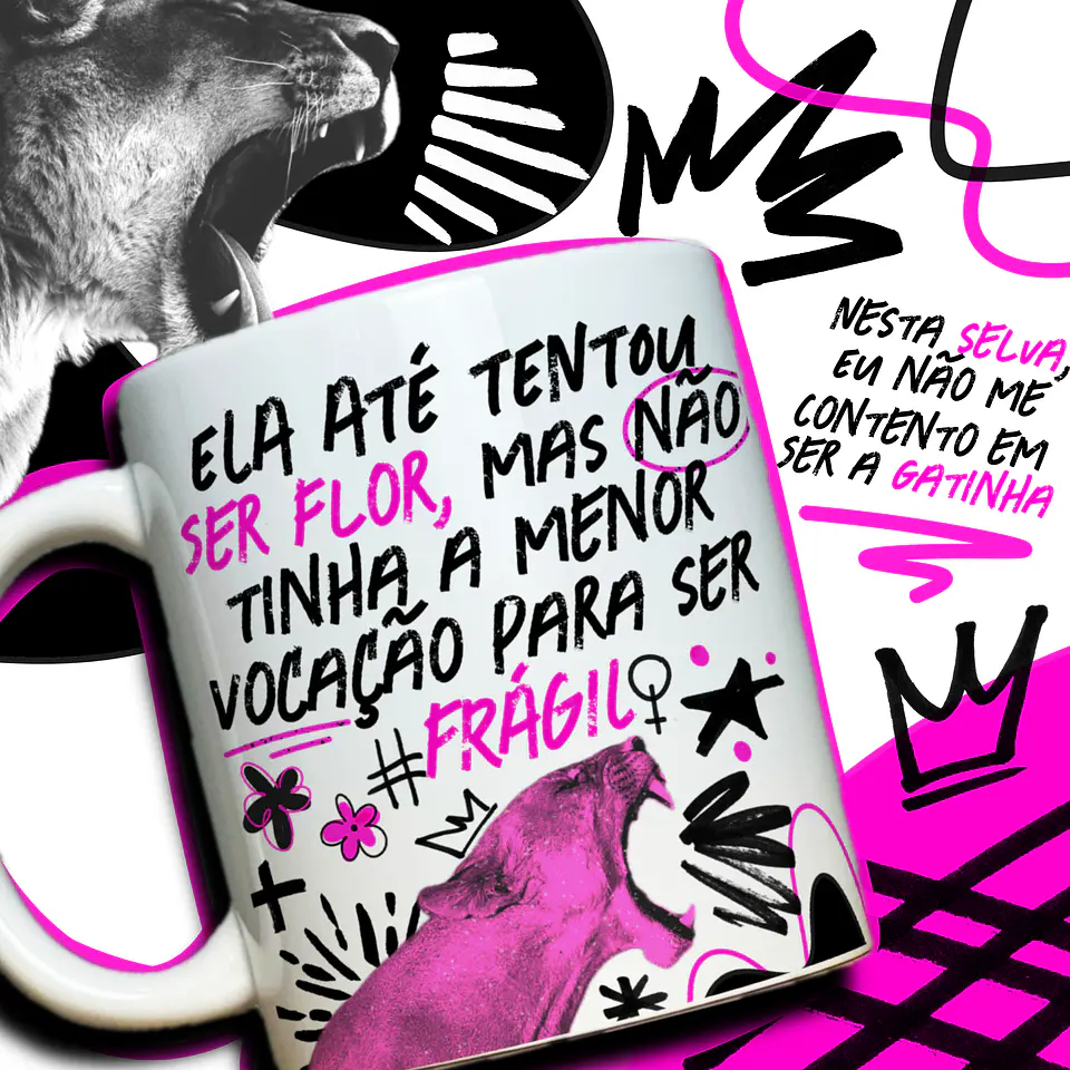 8 Artes para Caneca Mulheres Arquivos em Jpg  6