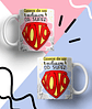 20 Arte para Caneca Supers Familia Arquivo em Jpg - Thumbnail 4