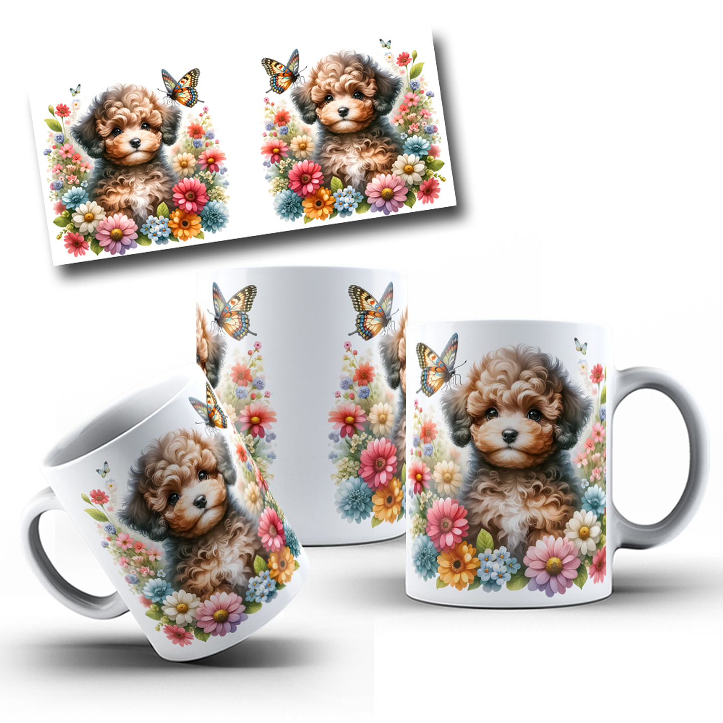 20 Arte para Caneca Animais Pets Arquivo em Jpg 6