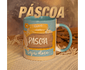 22 Arte para Caneca Páscoa Happy Arquivo em Jpg 