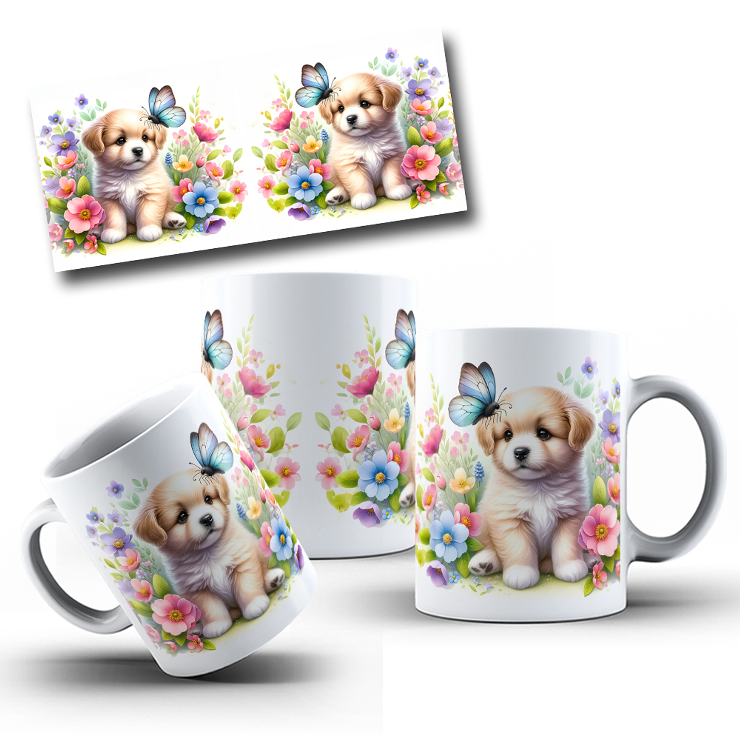 20 Arte para Caneca Animais Pets Arquivo em Jpg 13