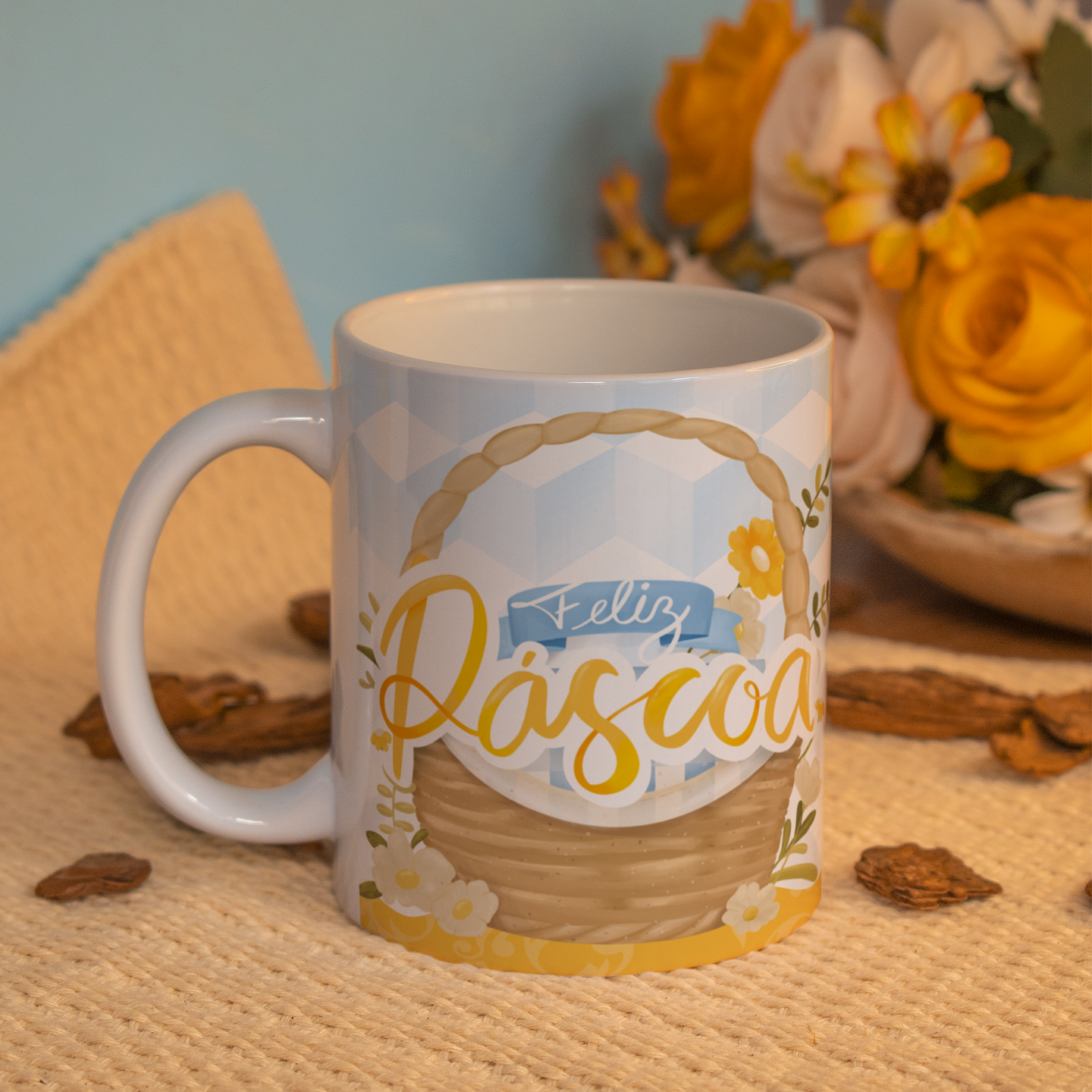 22 Arte para Caneca Páscoa Happy Arquivo em Jpg  7