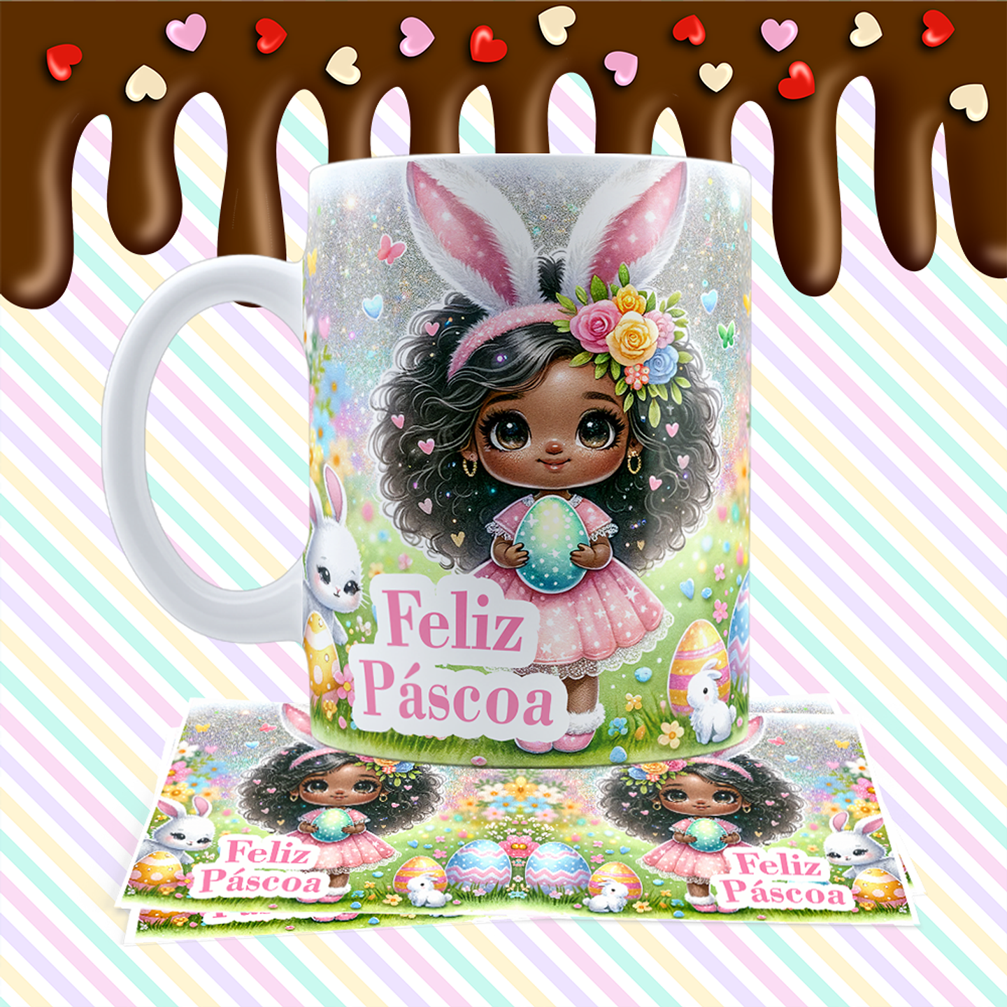 12 Arte para Caneca Páscoa Arquivo em Jpg 8