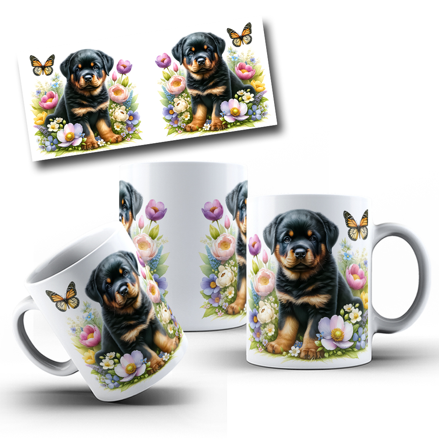 20 Arte para Caneca Animais Pets Arquivo em Jpg 17