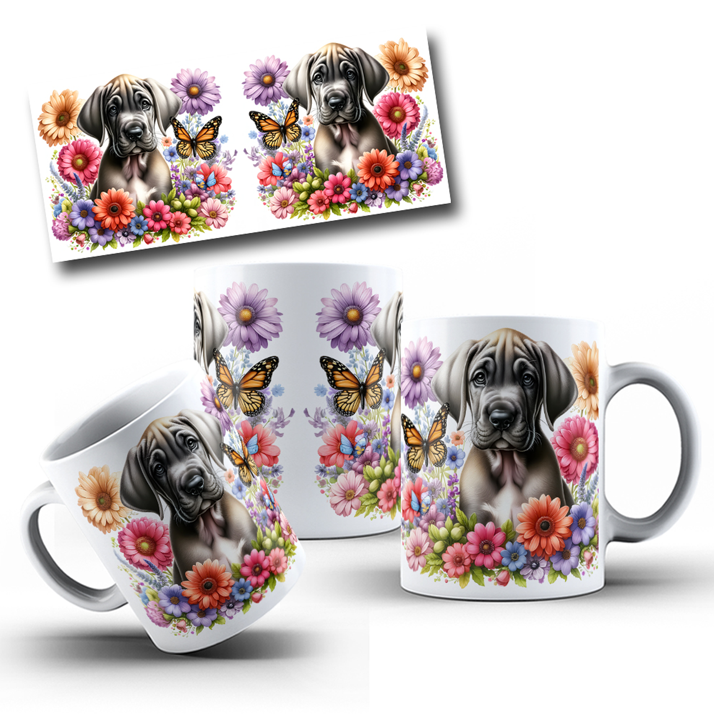 20 Arte para Caneca Animais Pets Arquivo em Jpg 19