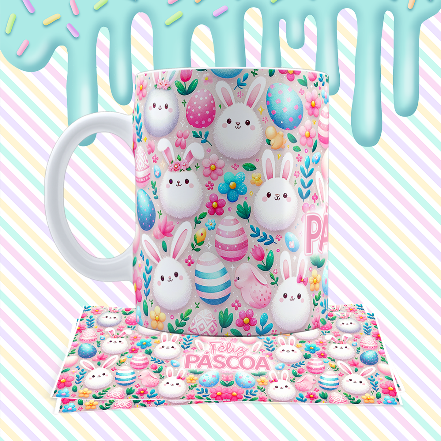 12 Arte para Caneca Páscoa Arquivo em Jpg 10