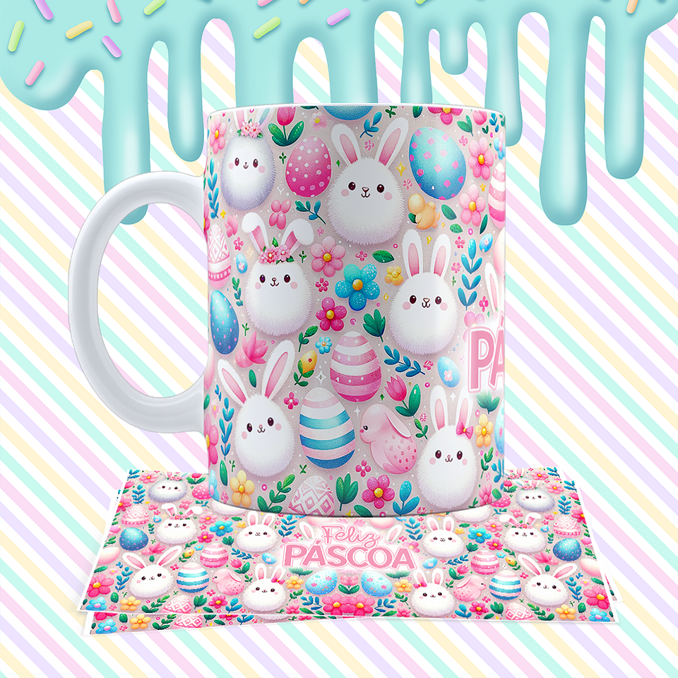 12 Arte para Caneca Páscoa Arquivo em Jpg 10