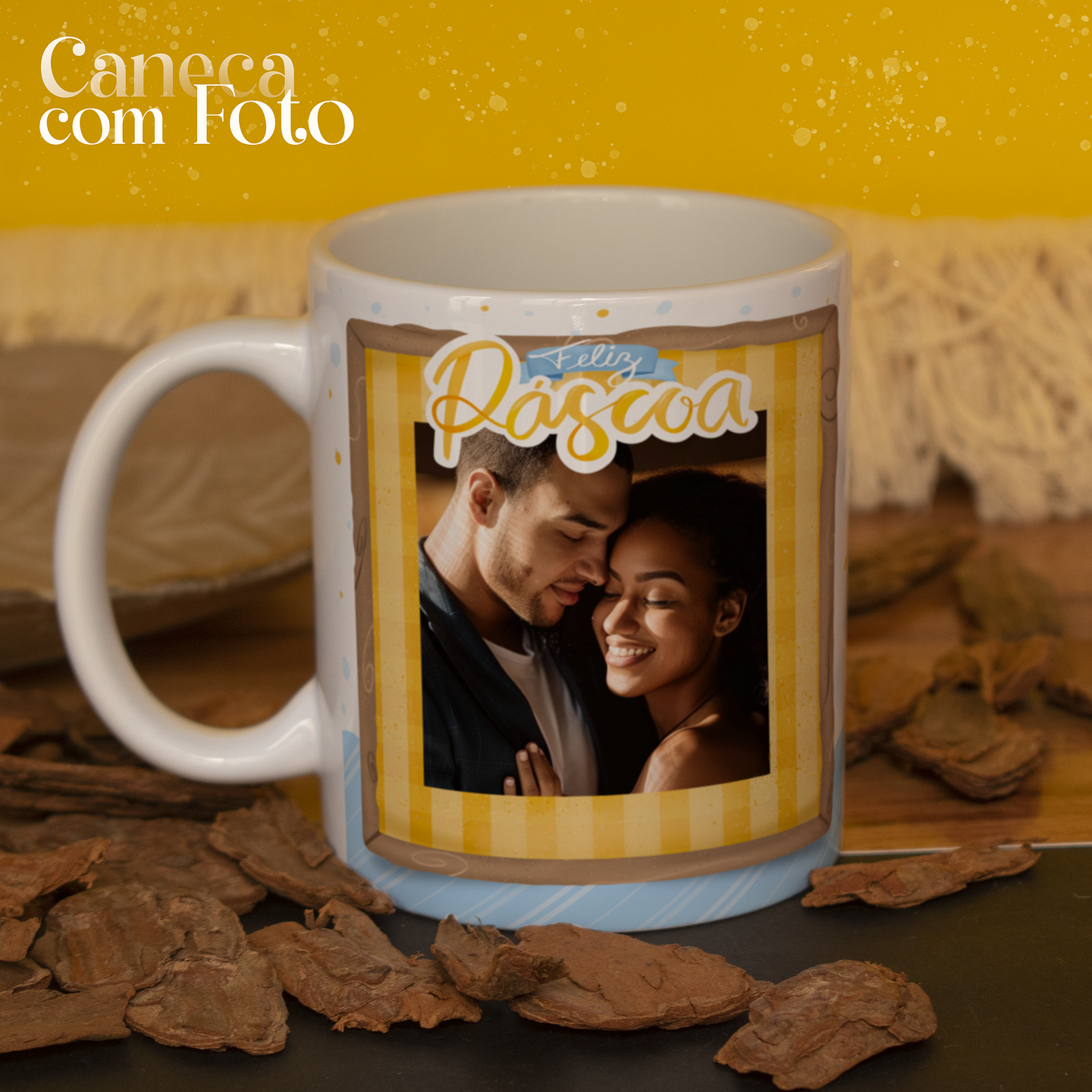 22 Arte para Caneca Páscoa Happy Arquivo em Jpg  12