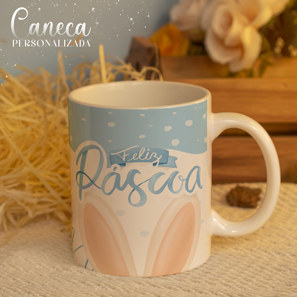 22 Arte para Caneca Páscoa Happy Arquivo em Jpg  13