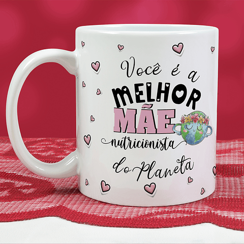 21 Arte para Caneca Dia das Mães Profissões Arquivo Editável