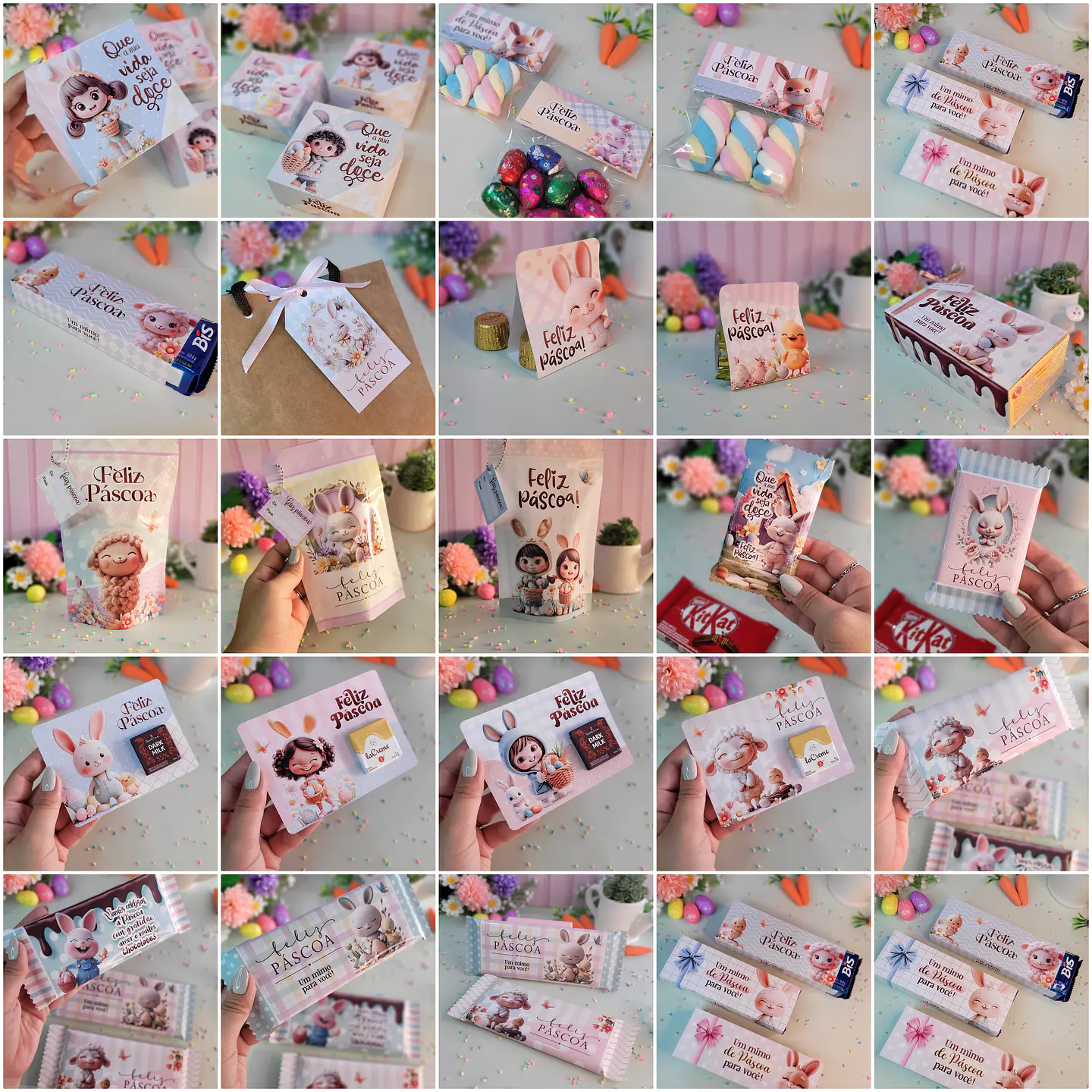 Kit Digital Mimos Doce Páscoa em Png 2