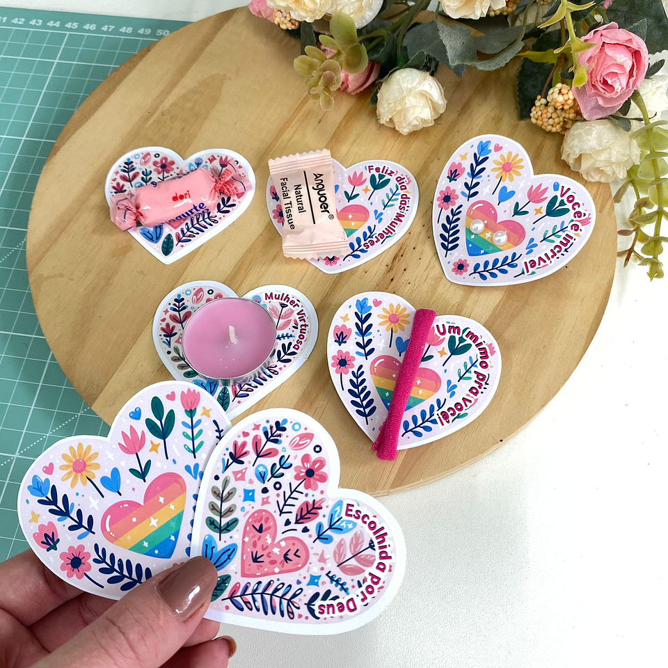 Arquivos de Corte Mimos Dia das Mulheres em Png  15