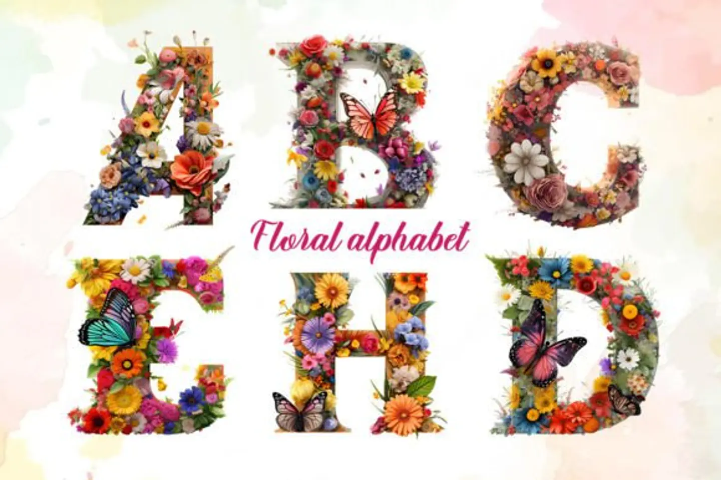 Kit Digital Alfabetos em Png  18