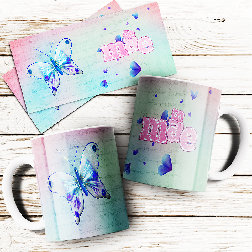 24 Arte para Caneca Dia das Mães Arquivo Editável  13