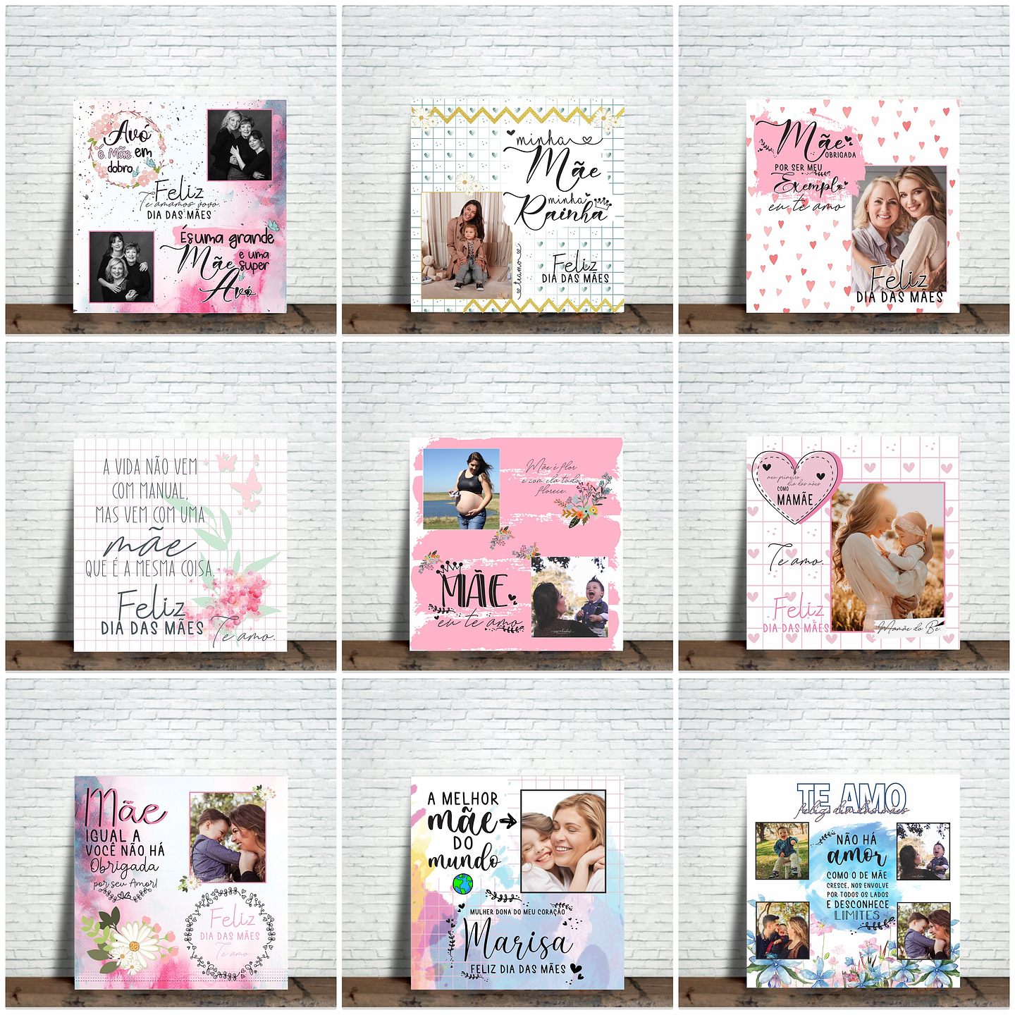 30 Arte para Caneca Ee Azulejo Dia das Mães Arquivo Editável 1