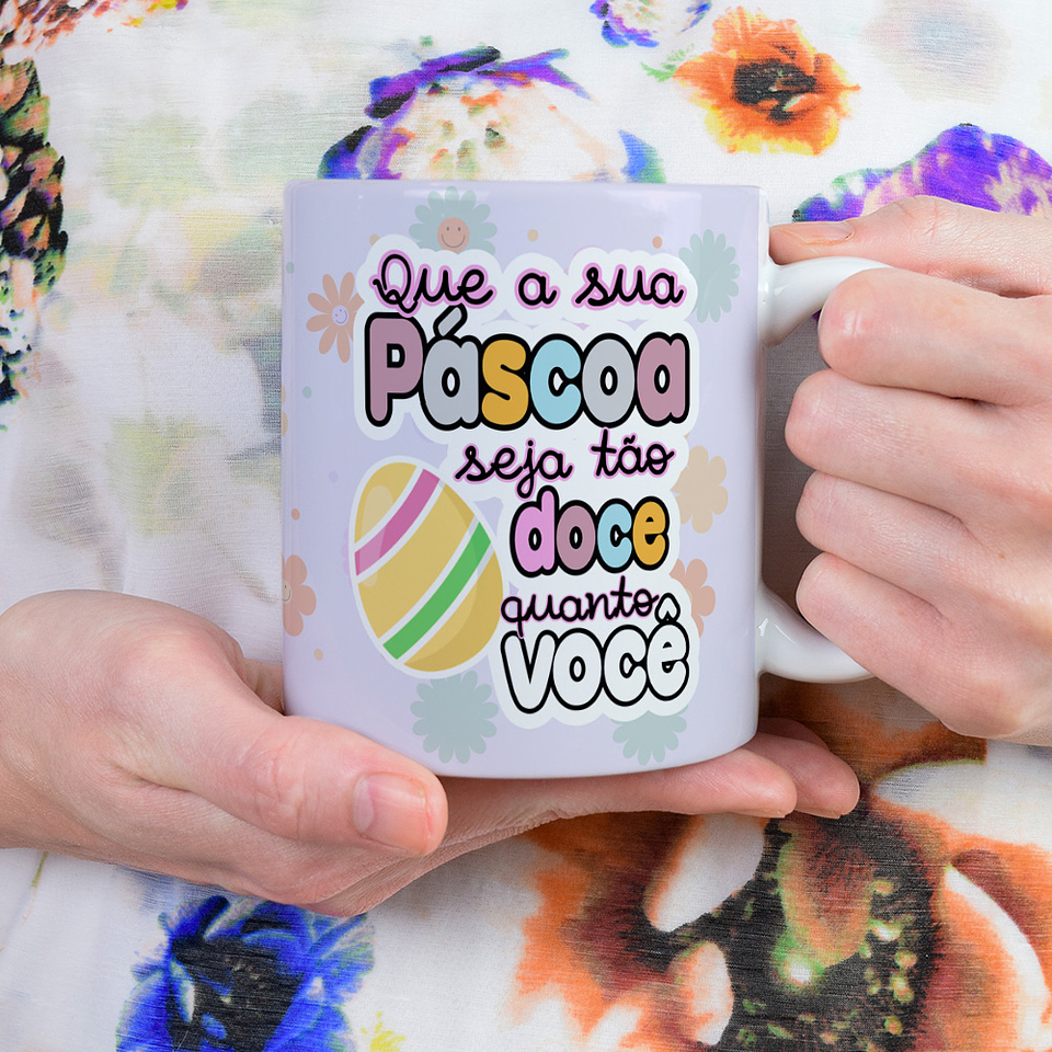 7 Arte para Caneca Páscoa Stitch Arquivo Editável 8