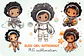 Kit Digital Mega Pacote Astronauta em Png - Thumbnail 12
