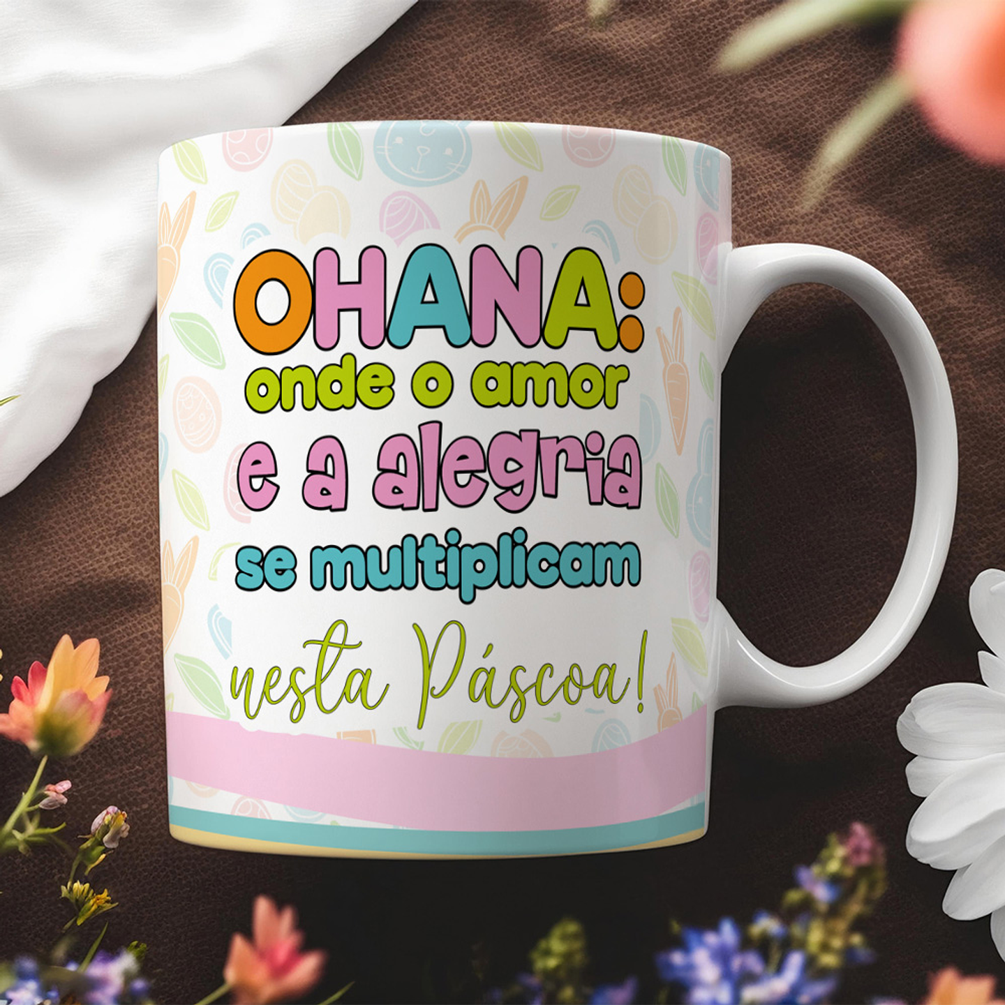 7 Arte para Caneca Páscoa Stitch Arquivo Editável 10