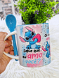 Artes Caneca Sabia que eu amo você? Sabe oque você é? Cê é meu amor, Minha vida Stitch Arquivo em Jpg - Thumbnail 1