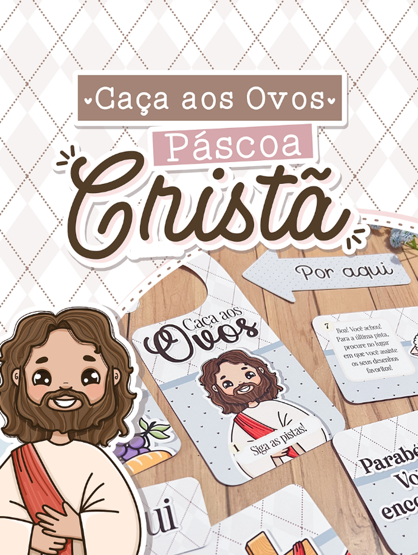 Arquivo Caça aos Ovos Páscoa Cristã em Pdf 1