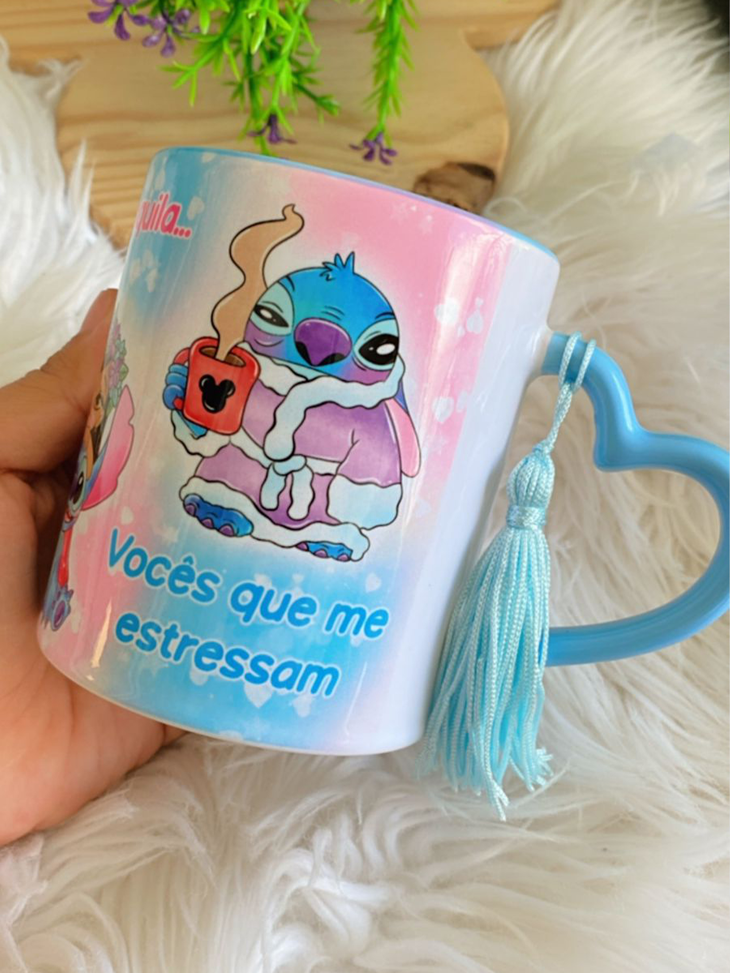 Artes Caneca Eu sou uma pessoa calma, doce vocês que me estressam Stitch Arquivo em Jpg 3