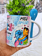 Artes Caneca Sabia que eu amo você? Sabe oque você é? Cê é meu amor, Minha vida Stitch Arquivo em Jpg - Thumbnail 3