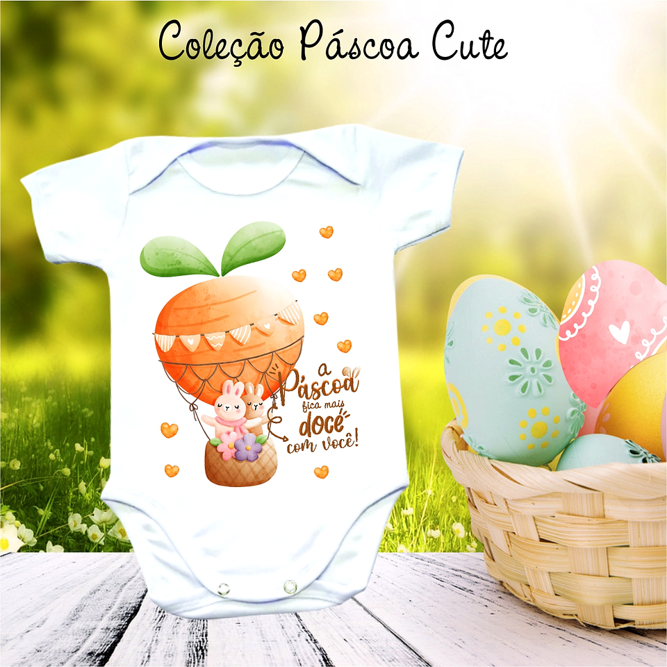 30 Arte para Caneca Almofada e Body Páscoa Cute Arquivo Editável 12