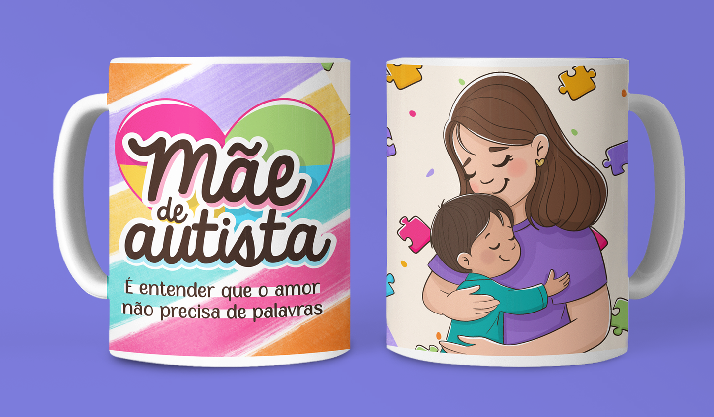 7 Artes para Caneca Dia das Mães Arquivo em Jpg 6