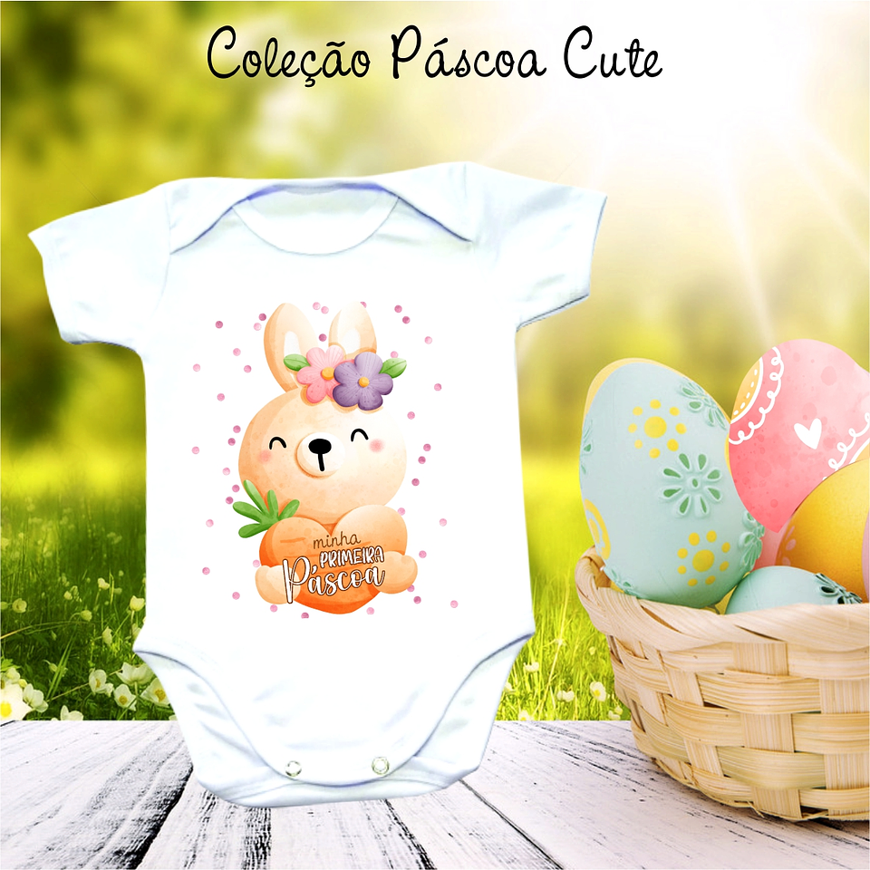 30 Arte para Caneca Almofada e Body Páscoa Cute Arquivo Editável 13