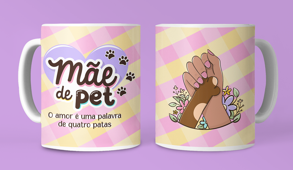 7 Artes para Caneca Dia das Mães Arquivo em Jpg 8
