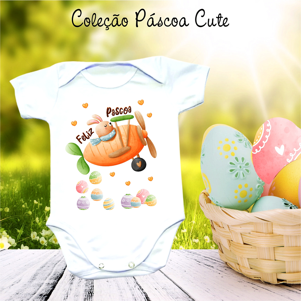 30 Arte para Caneca Almofada e Body Páscoa Cute Arquivo Editável 15