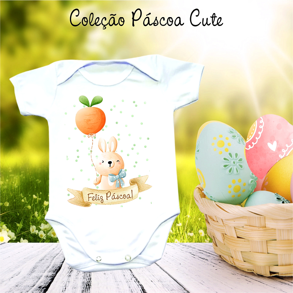 30 Arte para Caneca Almofada e Body Páscoa Cute Arquivo Editável 16