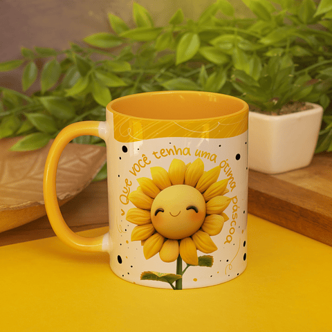 20 Arte para Caneca Páscoa Encantada Arquivo em Png