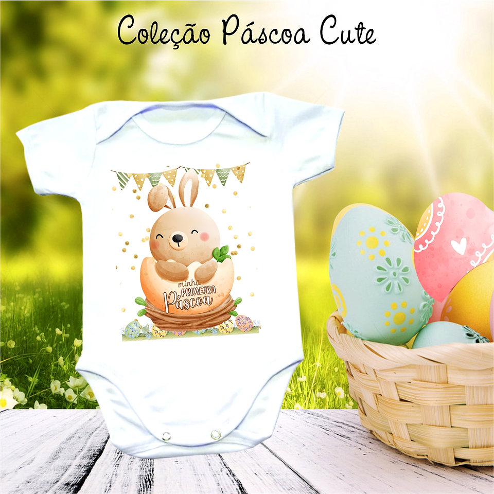 30 Arte para Caneca Almofada e Body Páscoa Cute Arquivo Editável 19