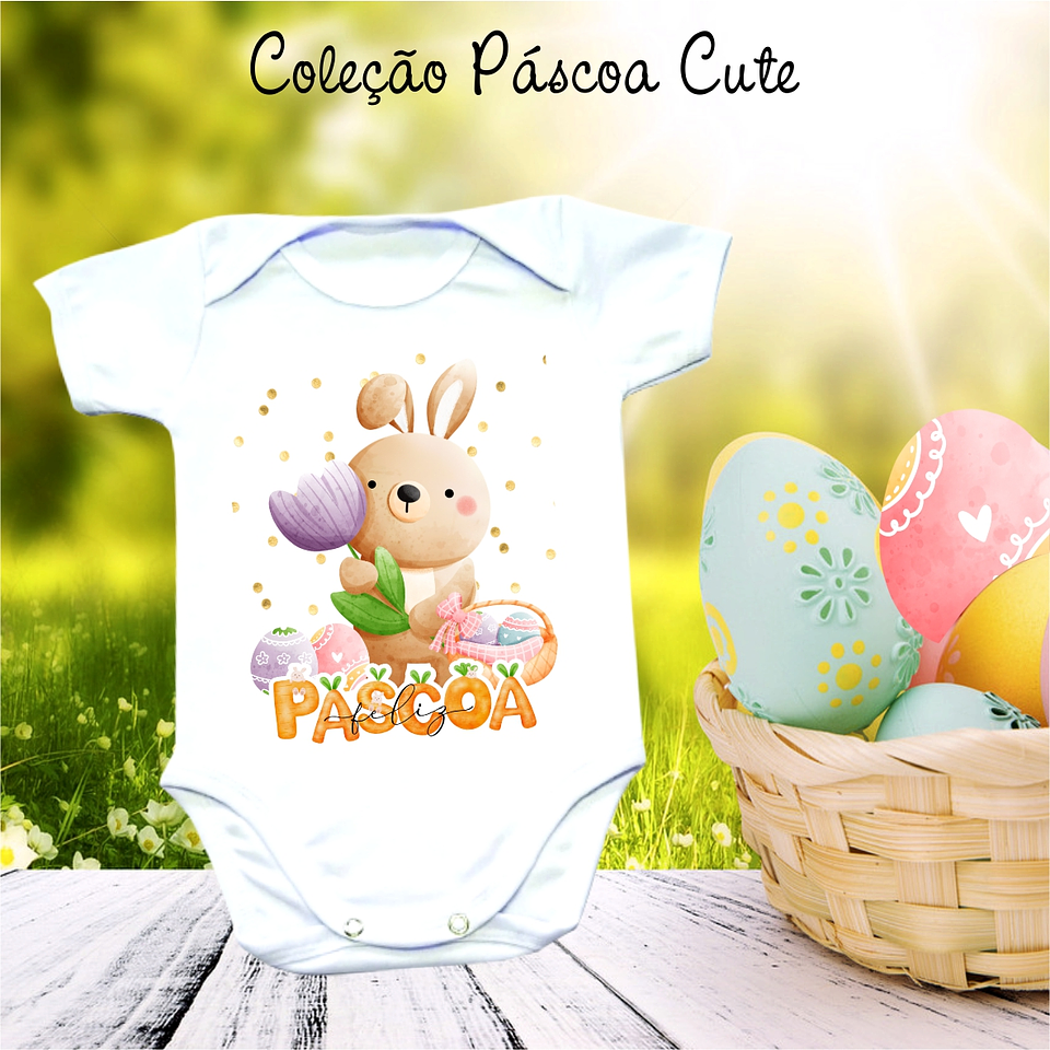 30 Arte para Caneca Almofada e Body Páscoa Cute Arquivo Editável 20