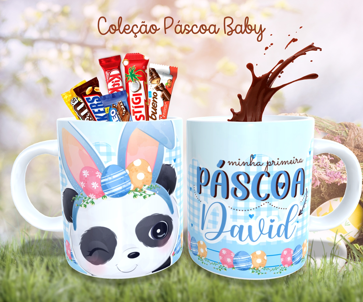 36 Arte para Caneca Almofada e Body Páscoa Baby Arquivo Editável  16