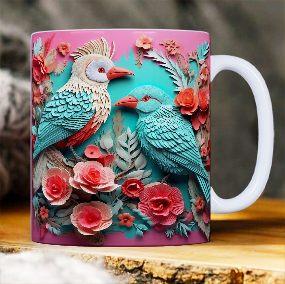 30 Artes para Caneca Animais 3d Arquivo em Jpg 3