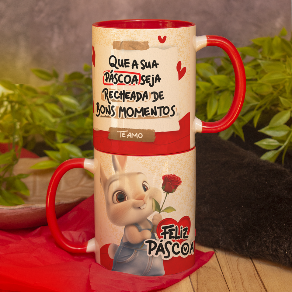 20 Arte para Caneca Páscoa Encantada Arquivo em Png 13