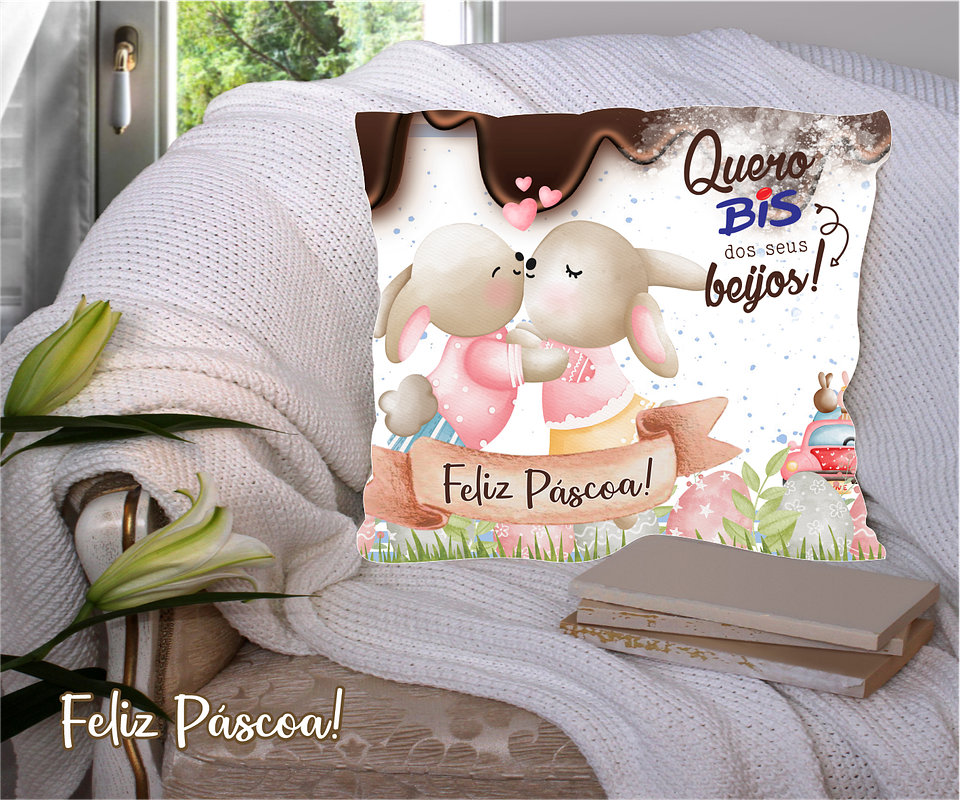 30 Arte para Caneca e Almofada Páscoa Cute Arquivo Editável 19