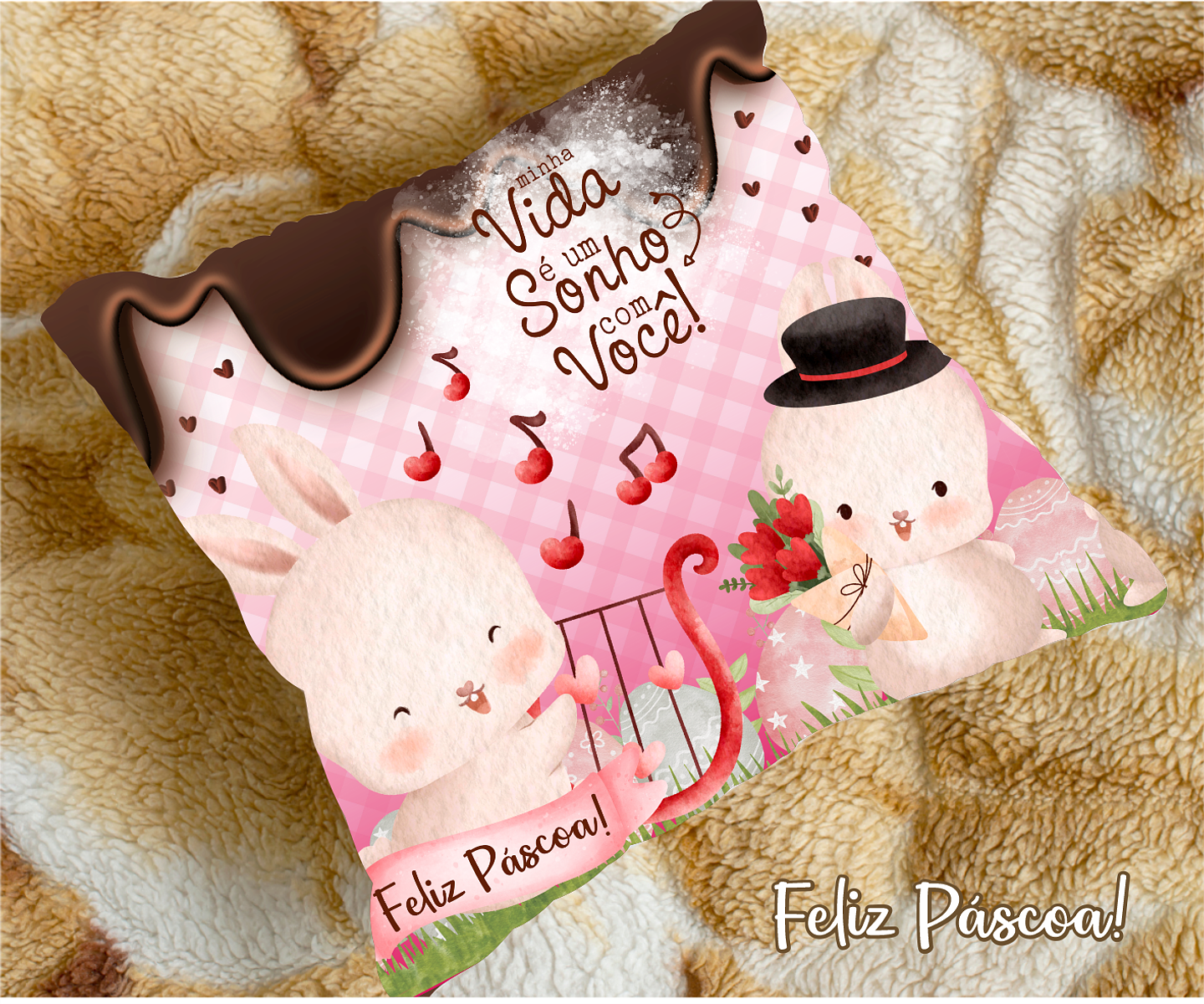 30 Arte para Caneca e Almofada Páscoa Cute Arquivo Editável 20