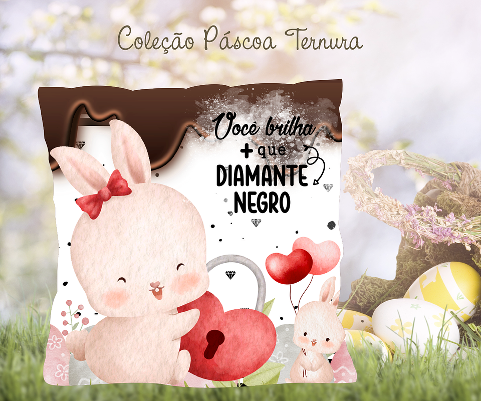 30 Arte para Caneca e Almofada Páscoa Cute Arquivo Editável 21