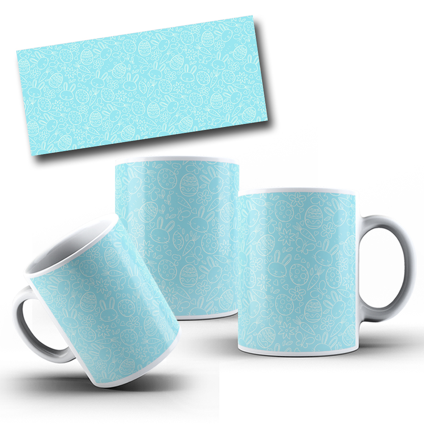 22 Arte para Fundos para Caneca Páscoa Arquivo em Jpg  1