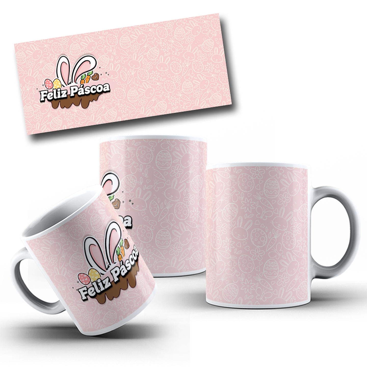 21 Arte para Caneca Páscoa Arquivo em Jpg 4