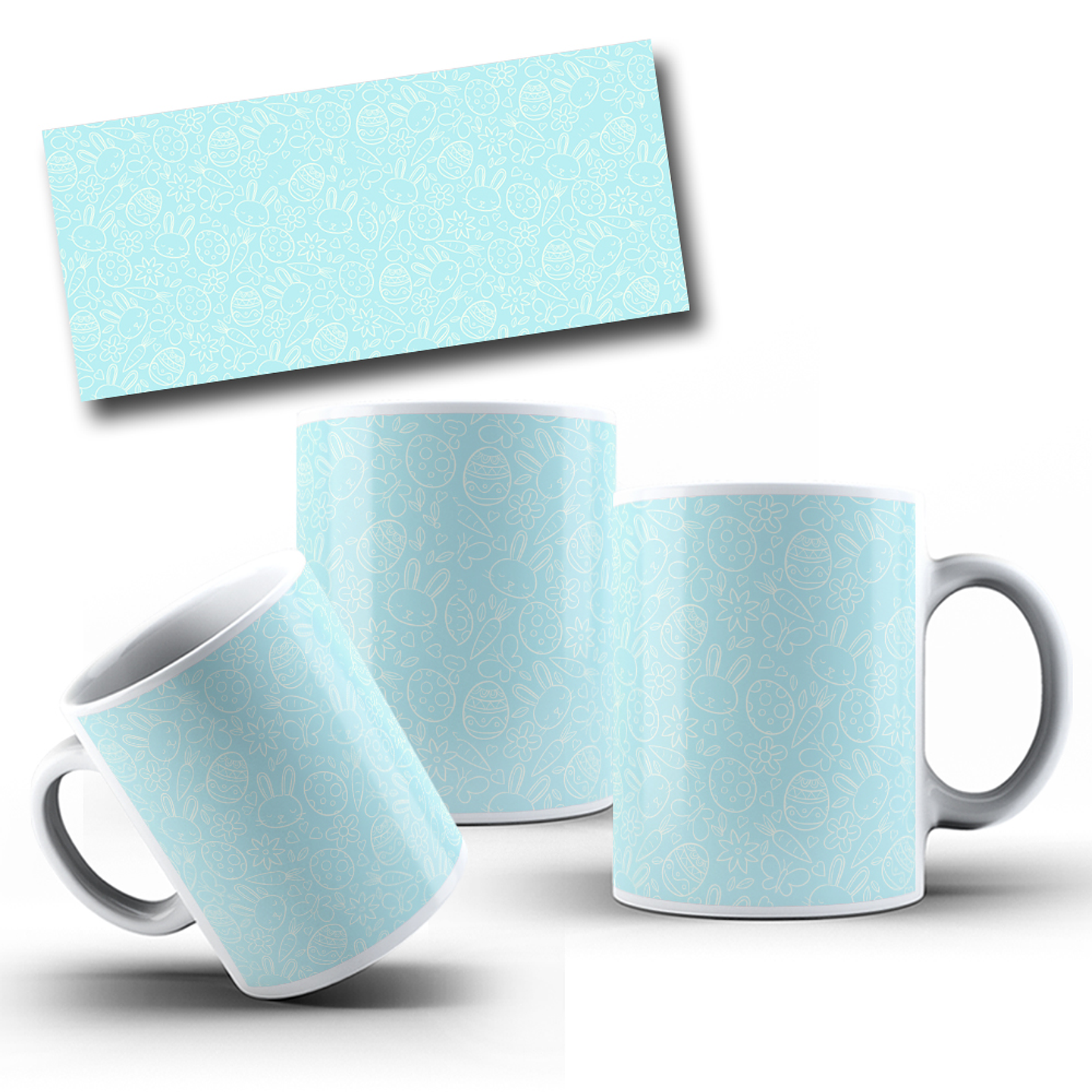 22 Arte para Fundos para Caneca Páscoa Arquivo em Jpg  5