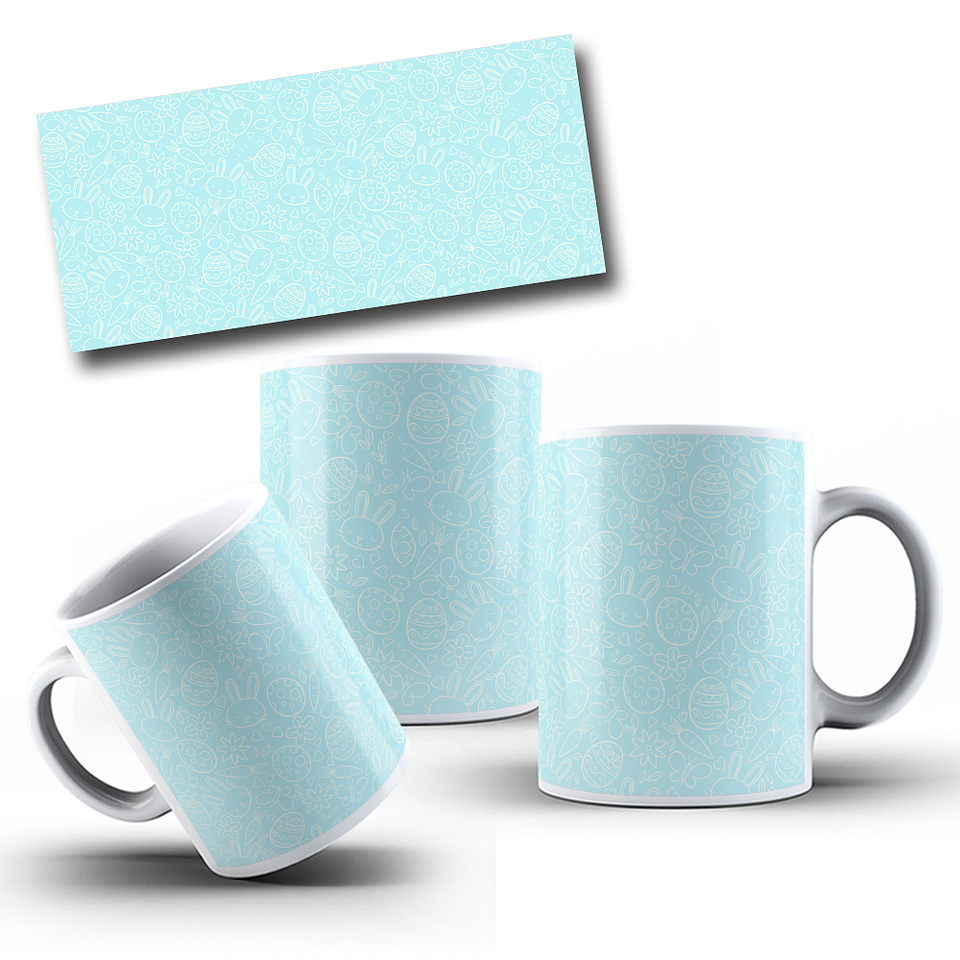 22 Arte para Fundos para Caneca Páscoa Arquivo em Jpg  5