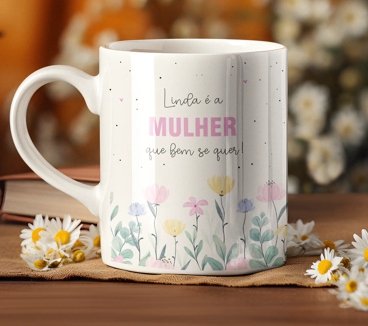 14 Artes para Caneca Dia das Mulheres Arquivo Editável 2