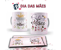 15 Arte para Caneca Dia das Mães Arquivo Editável 