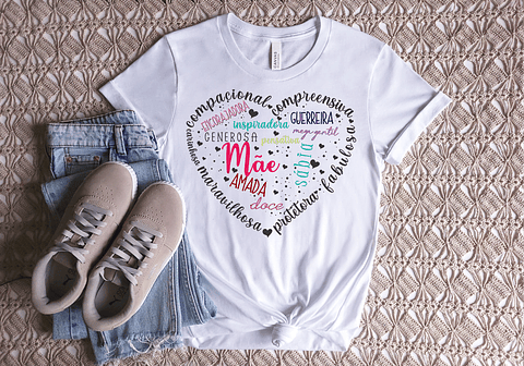 19 Arte para Caneca e Camisa Dia das Mães Arquivo em Png