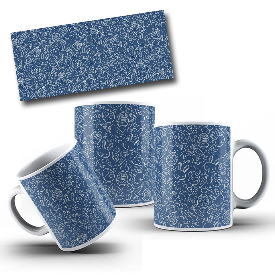 22 Arte para Fundos para Caneca Páscoa Arquivo em Jpg  12